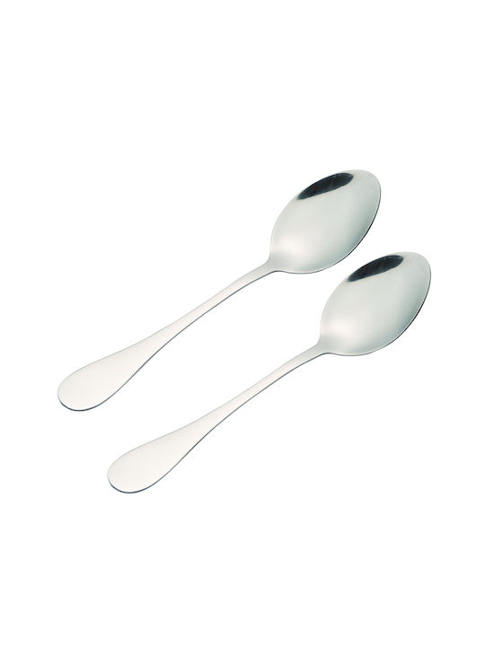 Viners Spoon Set Dinner Stainless Silver 2pcs