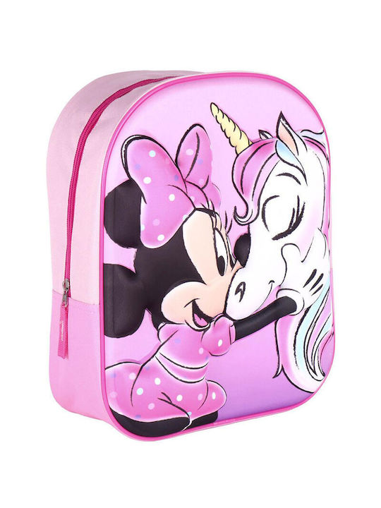 Disney Minnie 3D School Bag Backpack Elementary, Elementary in Pink color