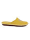 Castor Anatomic 3123 Anatomic Leather Women's Slippers In Yellow Colour