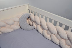 Nautica 9300 Crib Bumpers Braided Inside Ecru 24x200cm 49-9714-4/9300