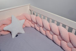 Nautica 9290 Crib Bumpers Braided Inside Pink 24x200cm 49-9714-4/9290