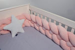 Nautica 9290 Crib Bumpers Braided Inside Pink 24x200cm 49-9714-4/9290