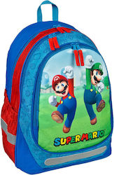 Nintendo Super Mario Bros Schulranzen Rucksack Kindergarten in Blau Farbe