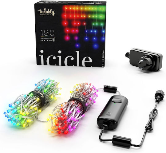190 Lichter LED 5m. Mehrfarbige in Zeichenfolge 1Stück