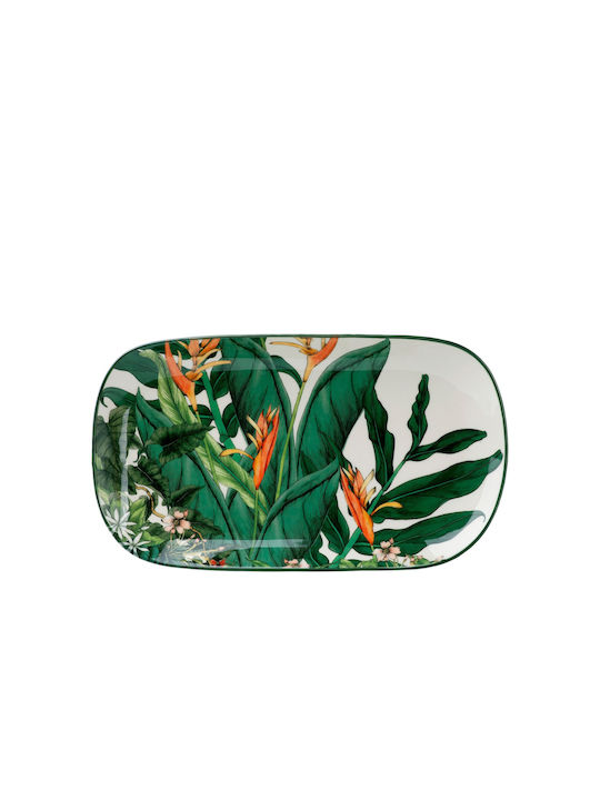 Maxwell & Williams The Black Pen Night Garden Platou de Servire Oval Ceramică Verde 35x19buc 1buc Maxwell & Williams The Black Pen Night Garden Platou de Servire Oval Ceramică Verde 35x19buc 1buc