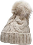 4F Pom Pom Beanie Γυναικείος Σκούφος με Πλεξούδ...
