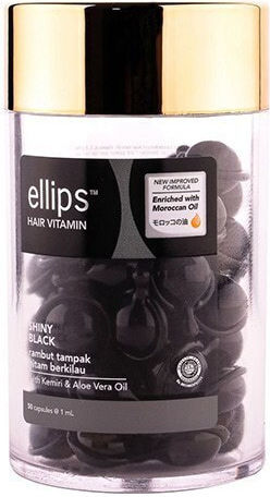 Ellips Shiny Black Ампули за Коса За Укрепване 50x1мл