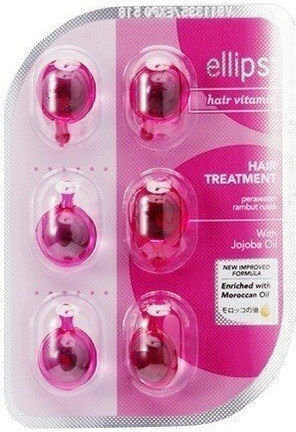 Ellips Pink Hair Repair Αμπούλες Μαλλιών Αναδόμησης για Γυναίκες 6x1ml