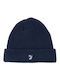 Nautica Beanie Männer Beanie mit Rippstrick in Marineblau Farbe