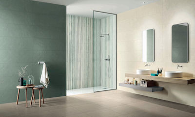 Splash Green Kitchen Wall / Bathroom Matte Ceramic Tile 100x35cm Green