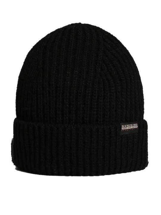 Foli 3 Beanie Ανδρικός Σκούφος με Rib Πλέξη σε Μαύρο χρώμα