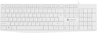 Natec Nautilus Keyboard Only English US White