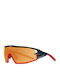Bolle B-Rock Pro 119 Unisex Ochelari de soare cu Negru Cadru și Portocaliu Lentilă 12628