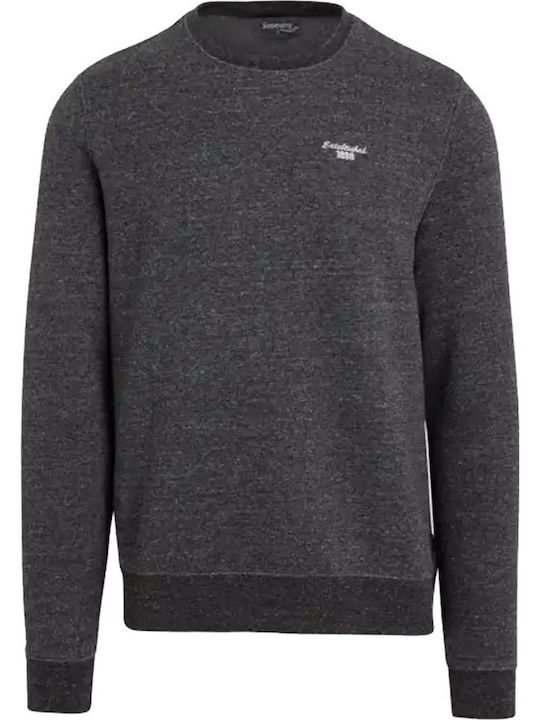 Saucony Rested Crew Φούτερ Μαύρο