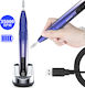 JMD-109P Nagelfräser Batterie 15W Lila mit 3500...