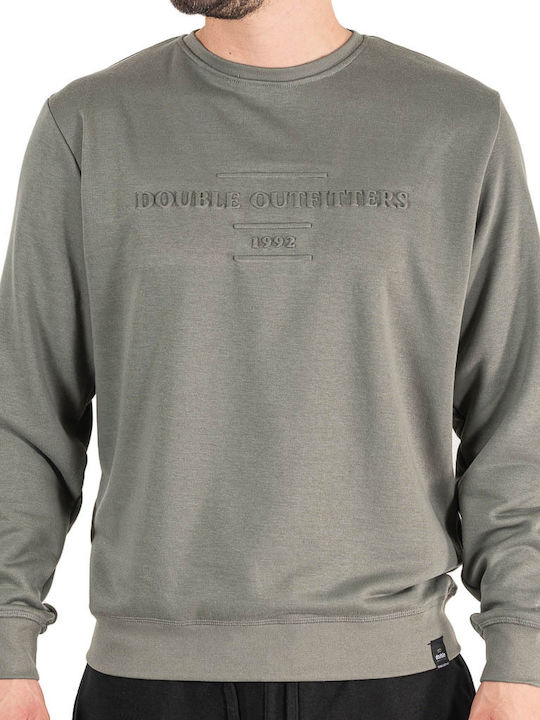 Double Sweatshirt Dunkle Minze