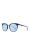 Skechers Women's Sunglasses with Blue Frame and Blue Lens SE6123 90X