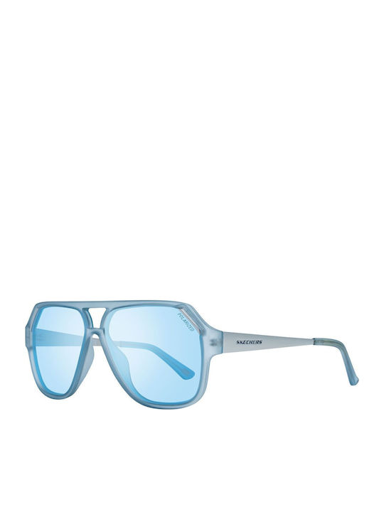 Skechers Sunglasses Blue with Acetate Frame & Light Blue Lens Skechers Sunglasses Blue with Acetate Frame & Light Blue Lens
