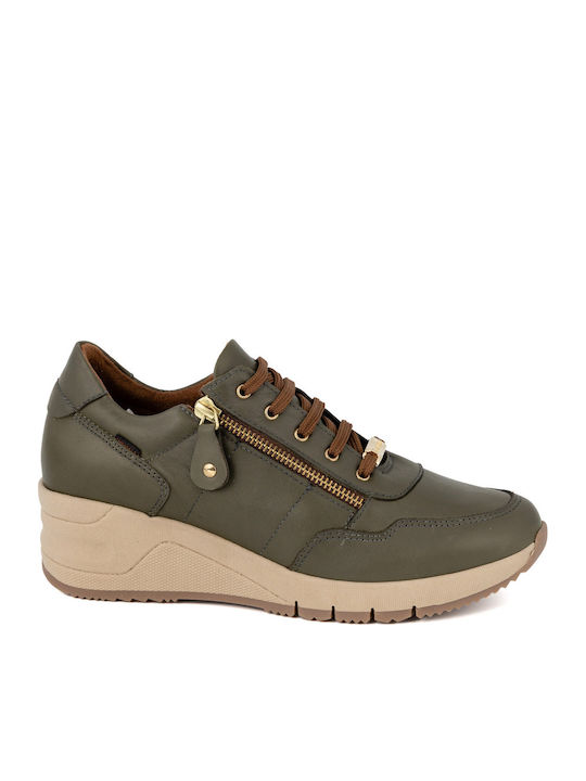 Ragazza Damen Sneakers Olive