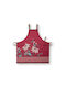 PiP Studio Flower Festival Ποδιά Κουζίνας Dark Pink 88x85cm 51.030.024