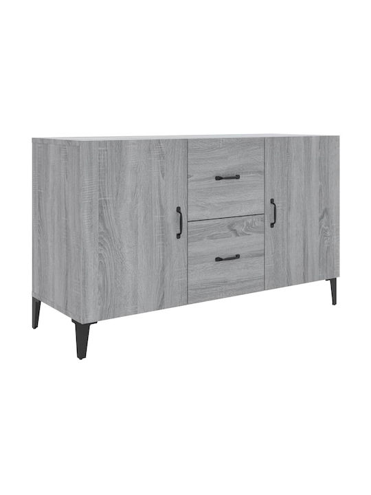 Wooden Buffet with Drawers Γκρι Sonoma L100xW36...