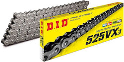 DID Drive Chain 525VX3 for Suzuki GSX-R 600 / SV 650 S for Yamaha YZF-R6