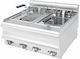 Visvardis Elektrische Fritteuse Doppel 10.8kW Kapazität 2x8lt 75x60x32cm Catrine