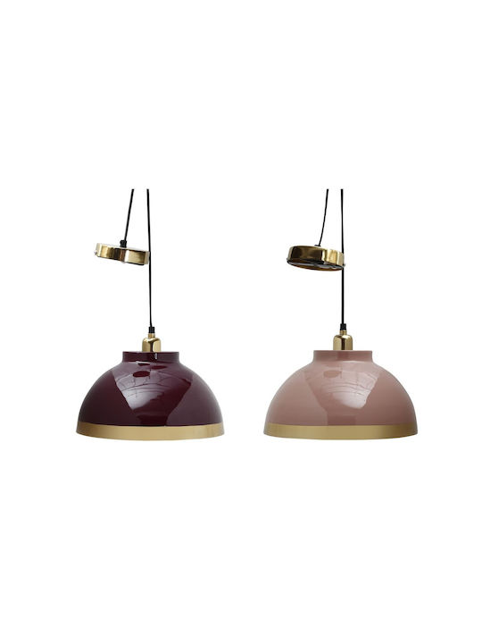 DKD Home Decor Pendant Light Single-Light Bell Purple