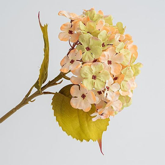 Künstlicher dekorativer Zweig Hortensie Beige 45cm Eurolamp
