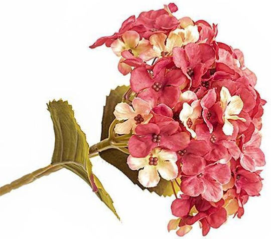 Künstlicher dekorativer Zweig Hortensie Burgundisch 45cm Eurolamp