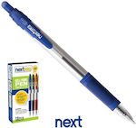 Next Στυλό Ballpoint 0.7mm με Μπλε Μελάνι 12τμχ