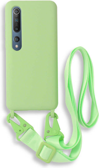 Bodycell Задна корица Силикон с Каишка Зелен (Xiaomi Mi 10 / Mi 10 Pro)