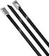 SAS Metalice Dematoare de Cabluri 360x4.6mm Negru 10pcs 100-06-013