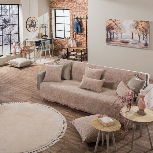 Teoran Utah Armchair Throw Chenille 180x150cm 12