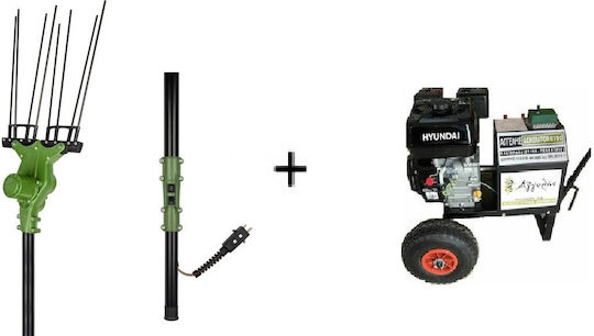 Agelis Amolivo Olive Harvester Battery 800W Type Rake with Rod 2.3m and Weight 2kg