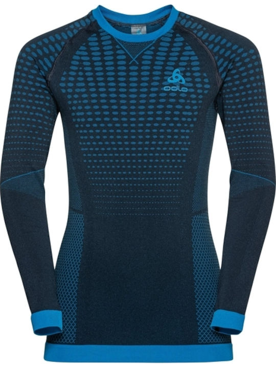 Odlo Performance Warm Детска Термоблуза Тъмносин