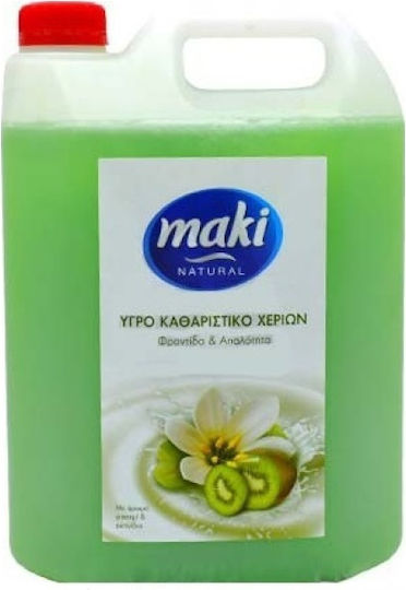 Maki Κρεμοσάπουνο Χεριών 4lt Άρωμα Γιασεμί & Ακτινίδιο