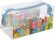 Total Gift Stay Pawsitive Transparent Federmäppchen Mehrfarbig