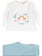 Kinderbekleidungssets mit Leggings Winter 2 Stück Weiß