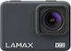 Lamax X7.2 128GB Екшън камера 4K Ultra HD Водоустойчива (с Калъф) с Екран 2" и Wi-Fi Черна