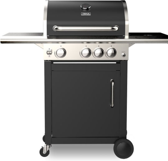Teka 3100 G Gas Grill with 3 pcs 9.66kW and Side Burner