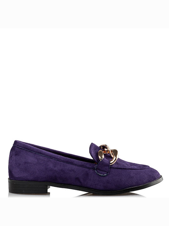 Envie Shoes Γυναικεία Loafers σε Μωβ Χρώμα