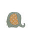 Baby Star Crib Decorative Pillow Kenya Elephant Green