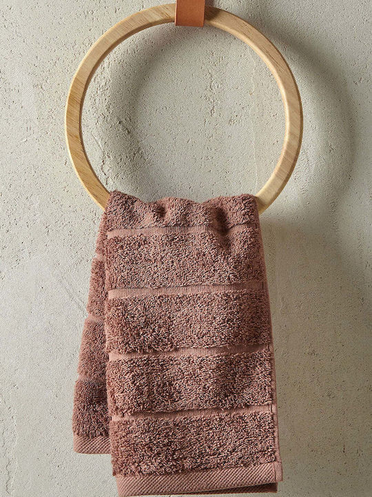 Cannon Hand Towel Cotton Fresh 30x50cm Cognac W...