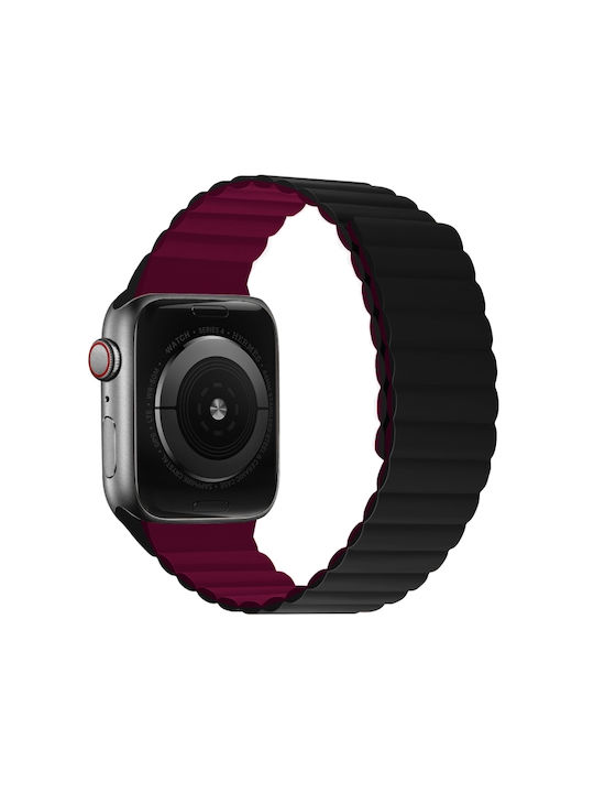 XO BT01B Armband Silikon Black/Red (42/44/45mm ...