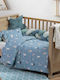 Nef-Nef Homeware Kids Decorative Pillow Baby Star Turquoise 45x45cm