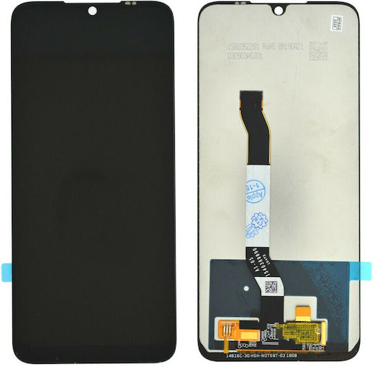 Οθόνη LCD mit Touch-Mechanismus für Redmi Note 8T (Schwarz)