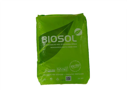 Sandoz Biosol Βιολογικό Κοκκώδες Λίπασμα Μυκόρριζας Αζώτου, Φωσφόρου για Τοματιές, Λαχανικά, Γκαζόν 25kg