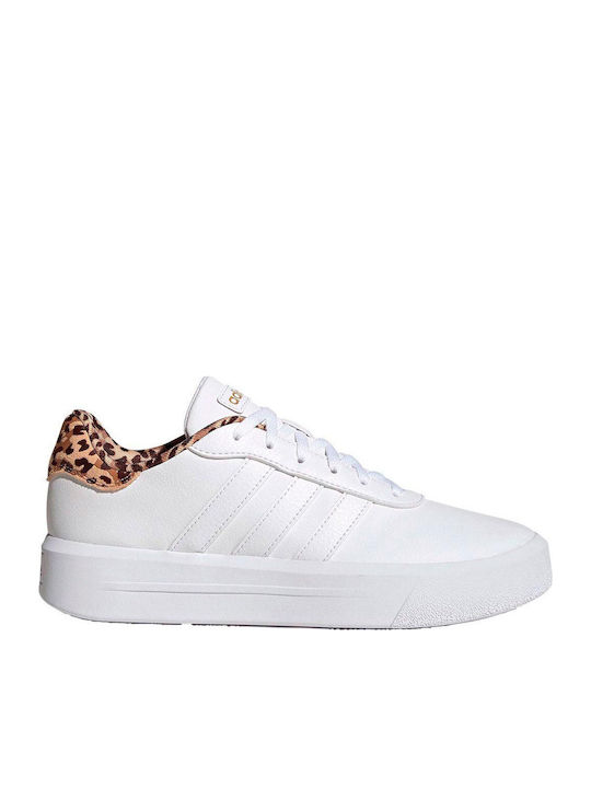 Adidas Adidași Tennis Platform Court Alb Cenușă / Auriu Metalic