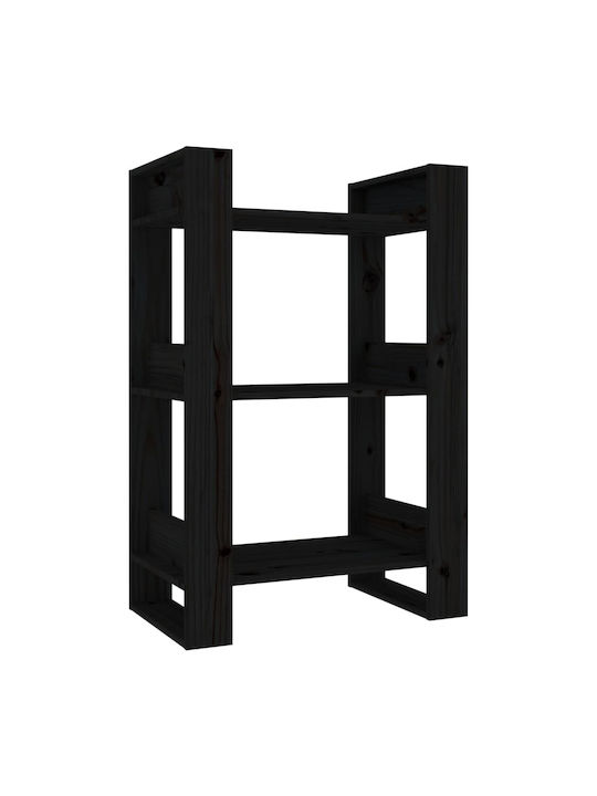 Bibliotecă Negru 60x35x91cm